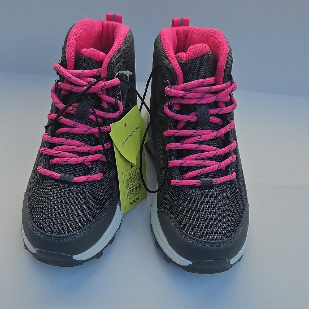 All in Motion Gray and Pink Athletic Sneakers